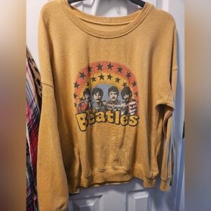 The Beatles Mustard Yellow Sweatshirt